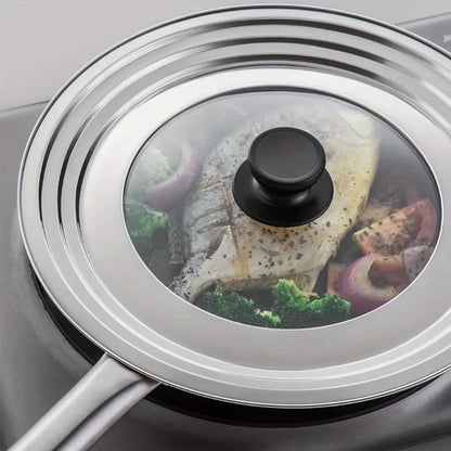 Universal Stainless Steel Pot & Pan Lid, 8.66–11 Inch