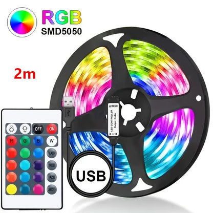Smart RGB LED Strip Lights with Music Sync