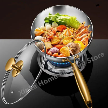 316 Stainless Steel Deep Wok