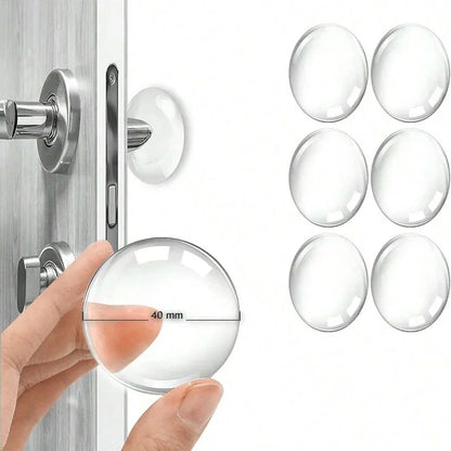 Clear Rubber Door Knob Wall Protector