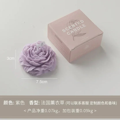 Handmade Peony Scented Soy Wax Candle