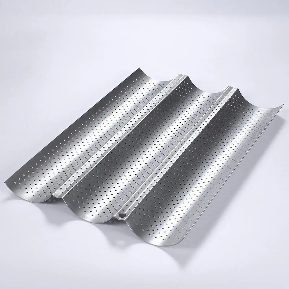 Nonstick Perforated Baguette Baking Pan