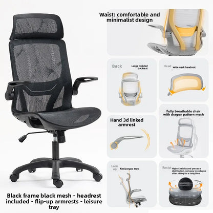 Ergonomic Office Chair with Adjustable Armrests