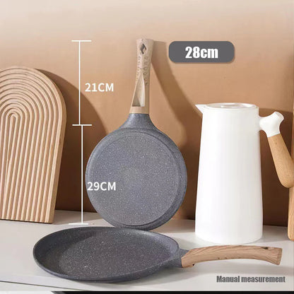 Flat-Bottom Nonstick Frying Pan