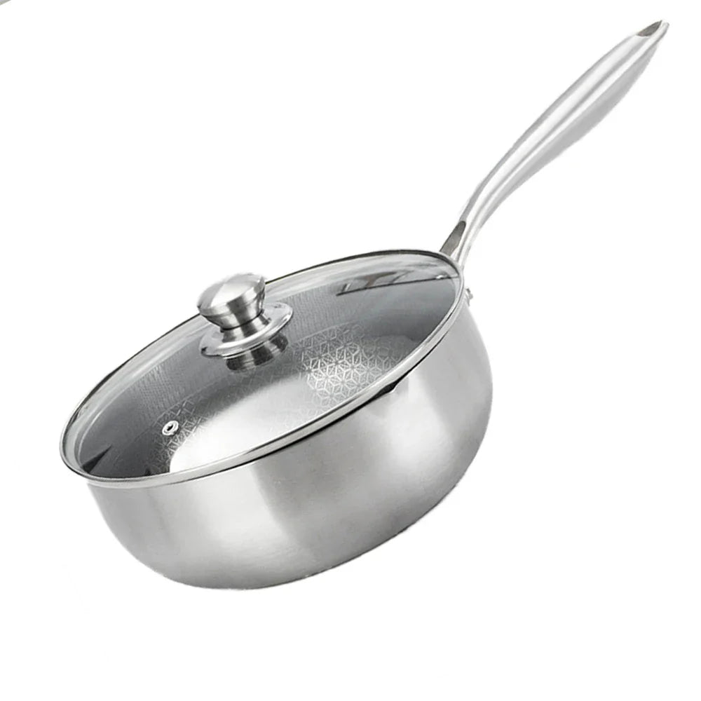 Stainless Steel Honeycomb Frying Pan