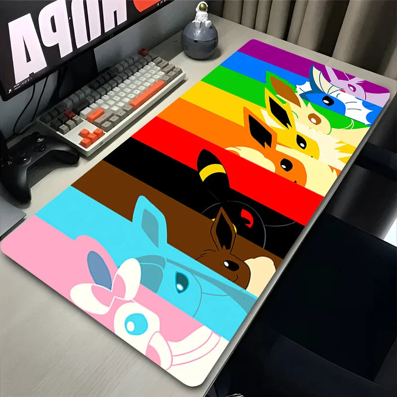 Eevee Anime Gaming Desk Mat