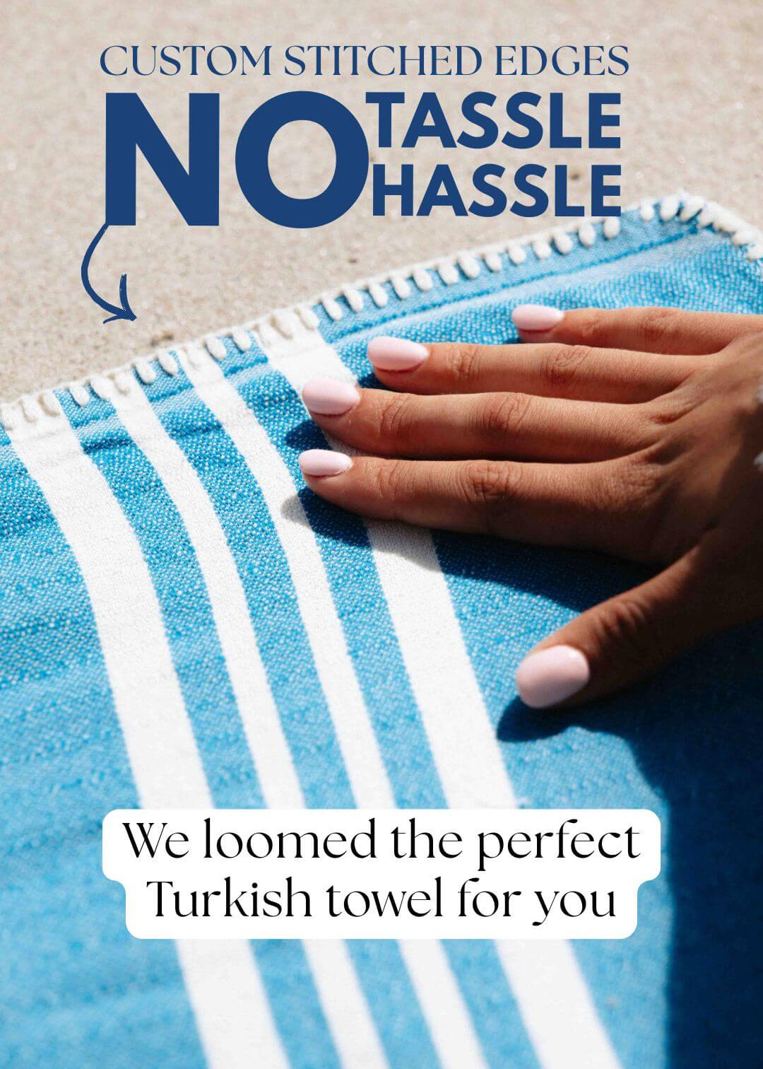 Fringe-Free Farmhouse Turkish Towel