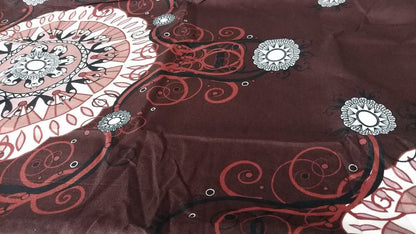 Tache Burgundy Palace Paisley Medallion Sheet Set