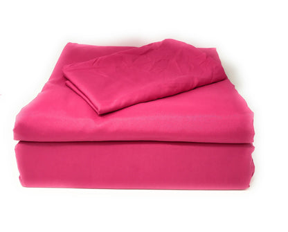 Tache Microfiber Rose Pink Bed Sheet Set