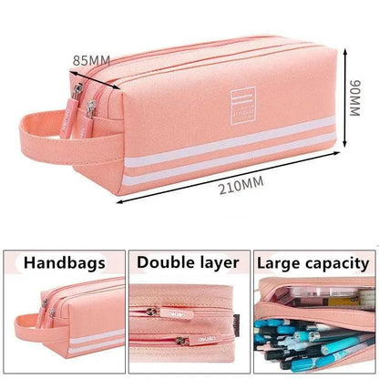 Double-Layer Stationery Pencil Case