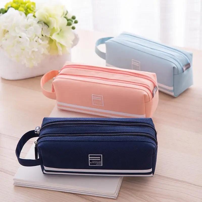 Double-Layer Stationery Pencil Case