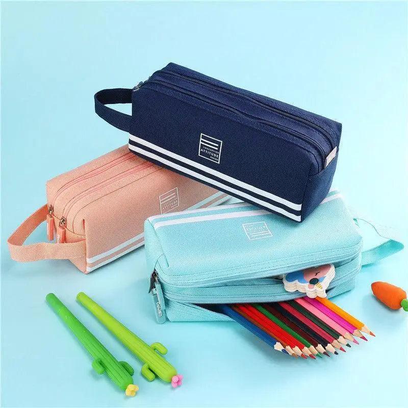 Double-Layer Stationery Pencil Case