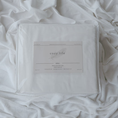 CozyLife Signature Balanced Foot Warmth Bed Sheet Set