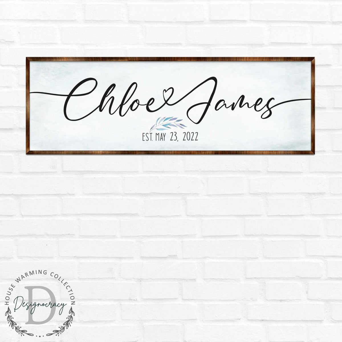 Personalized Family Names Wooden Wall Art