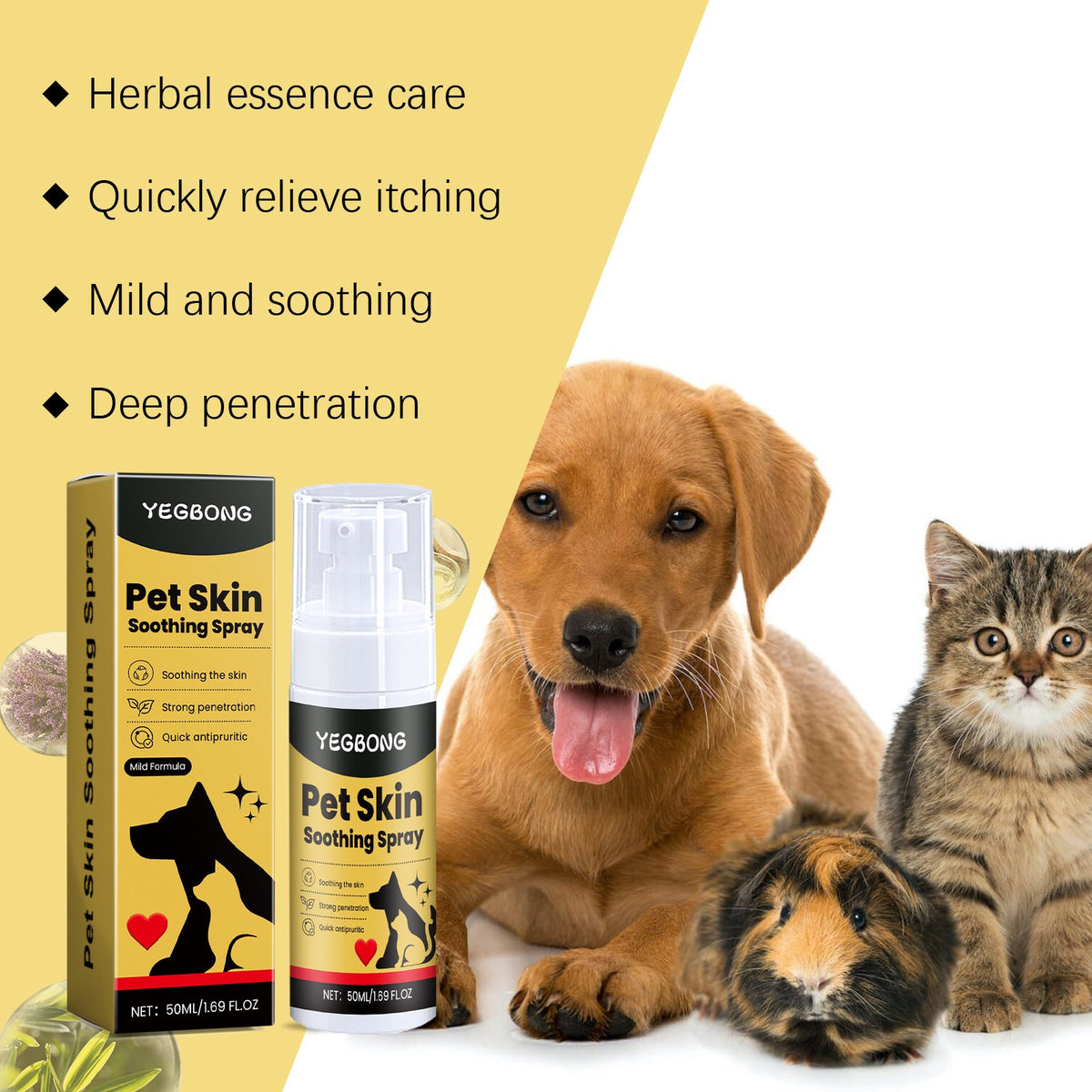 Pet Skin Care Spray Gentle Relief