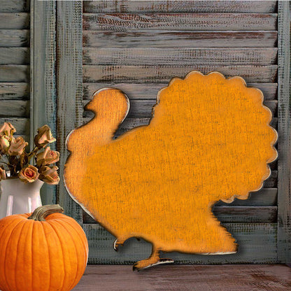 Rustic Turkey Holiday Door Decor