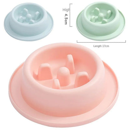 Non-Slip Slow Feeder Pet Bowl