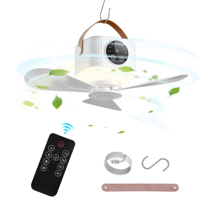 Rechargeable Tent Ceiling Fan
