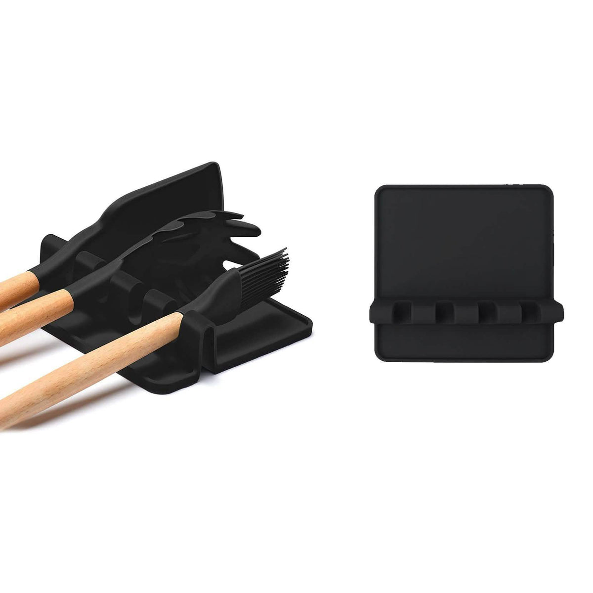 Non-Slip Heat Resistant Silicone Multiple Utensil Rest
