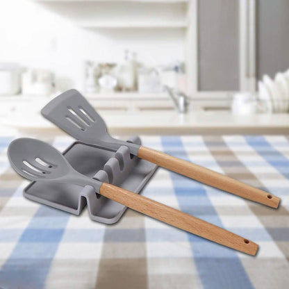 Non-Slip Heat Resistant Silicone Multiple Utensil Rest