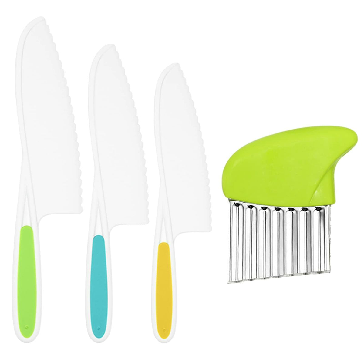 Suhctuptx Kids Nylon Kitchen Knife Set
