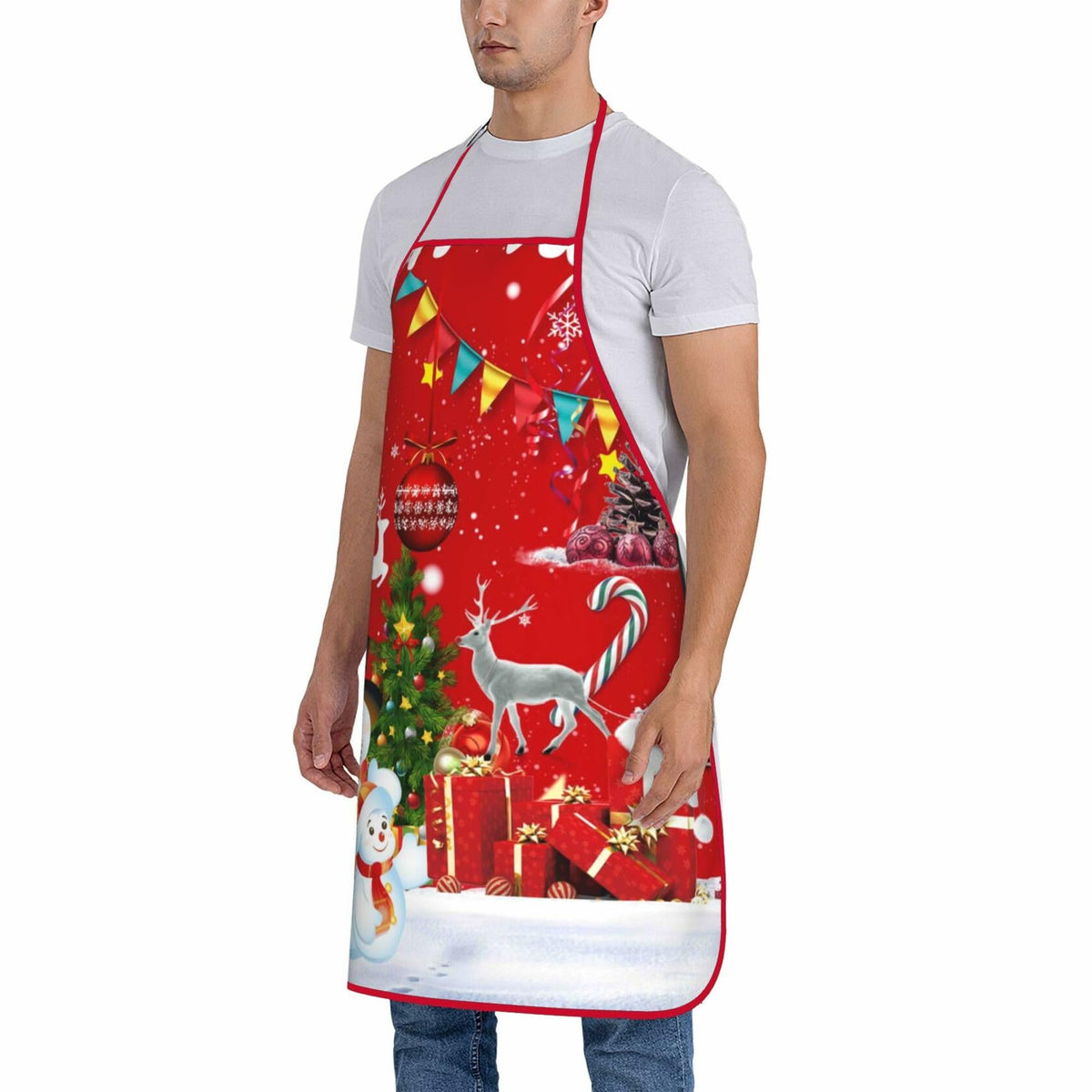 Dumoldpa Halloween Bone Appetit Cooking Apron Pink Medium