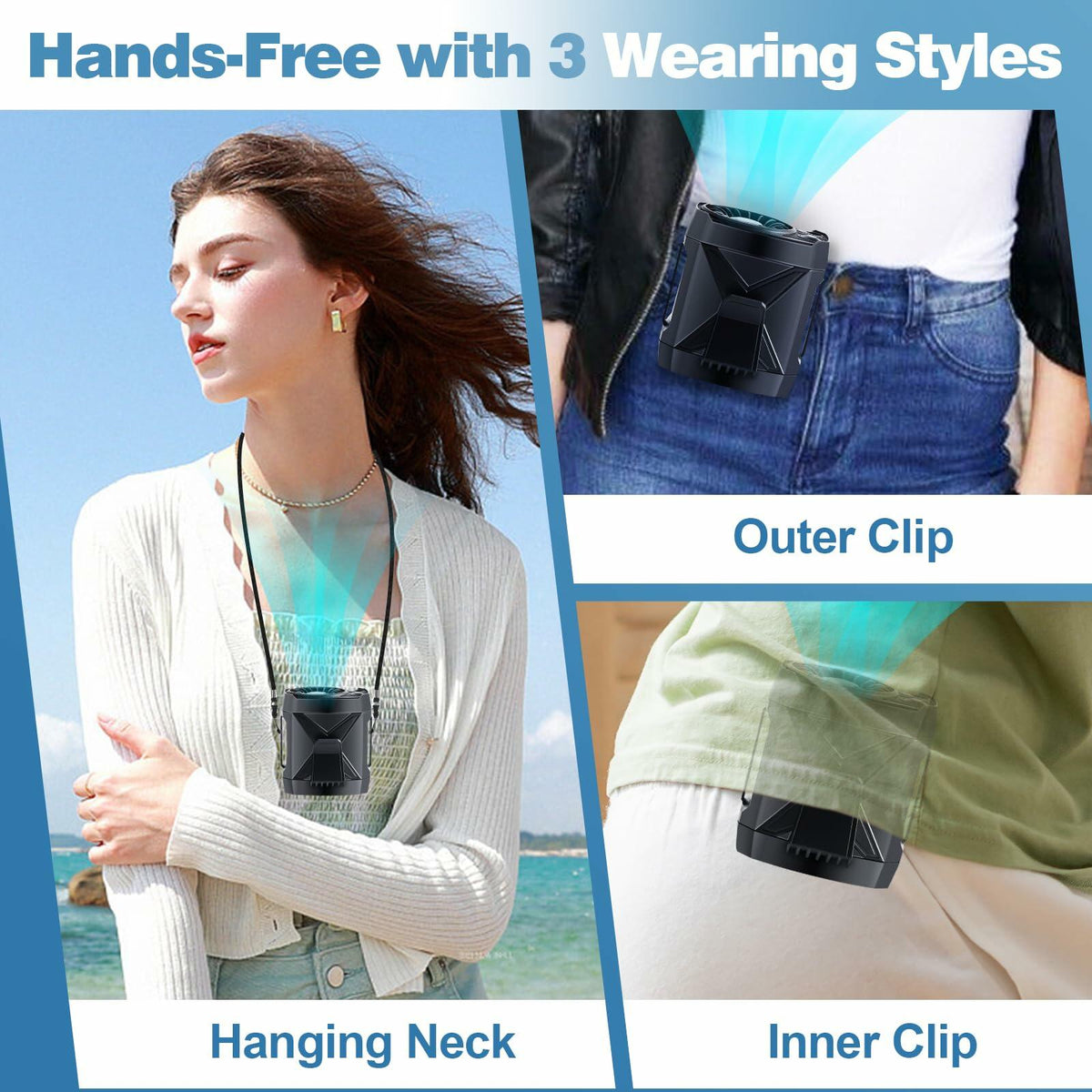 Hands-Free Neck Fan
