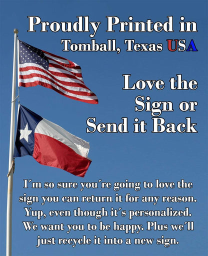 Personalized Soccer Metal Sign