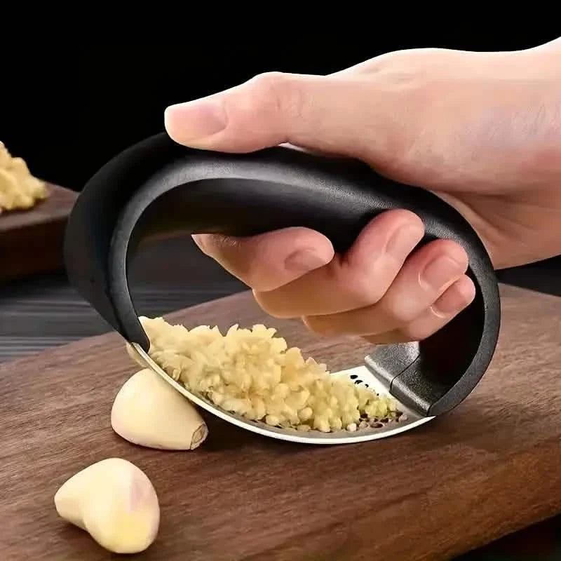 Stainless Steel Garlic Rocker Press