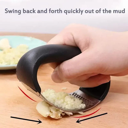 Stainless Steel Garlic Rocker Press