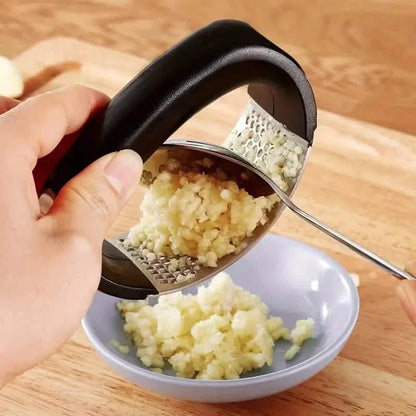 Stainless Steel Garlic Rocker Press