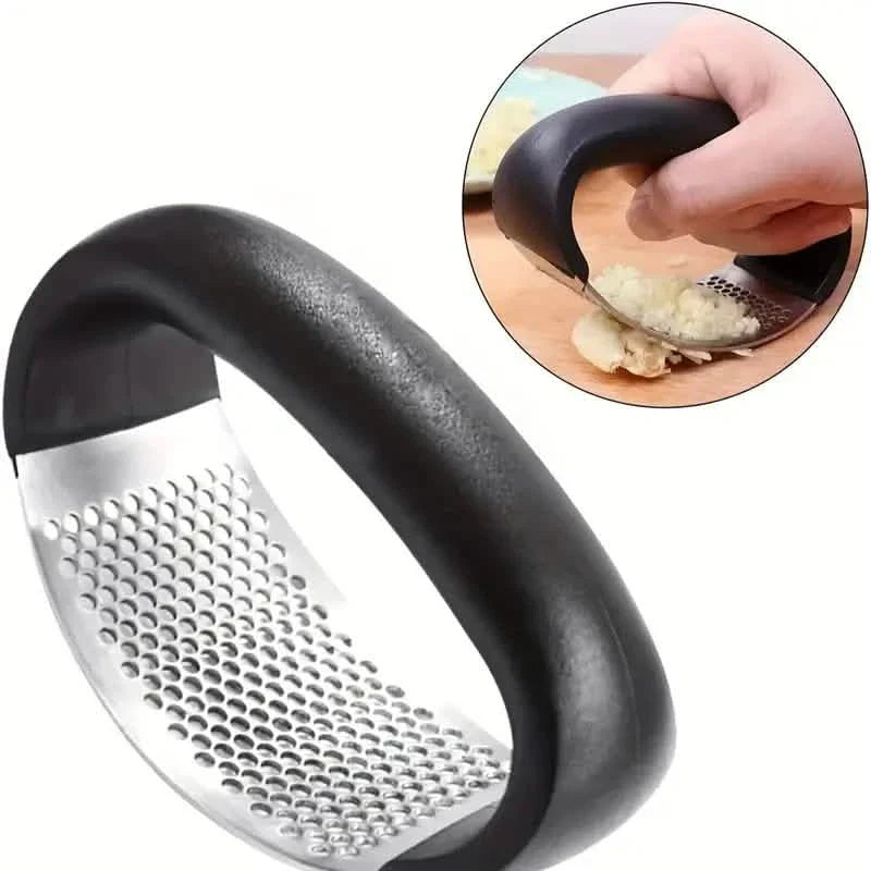 Stainless Steel Garlic Rocker Press