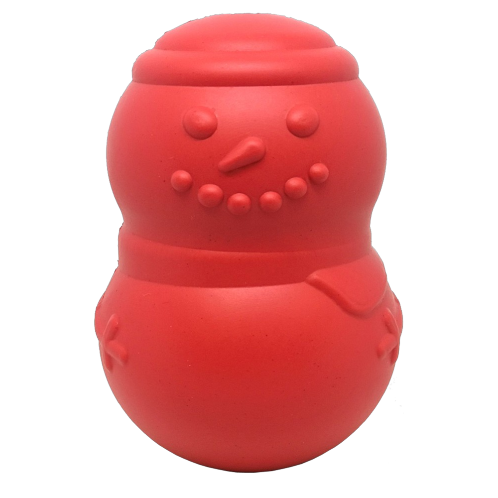 Snowman Dog Toy - Winter Chew Toy for Large Dogs