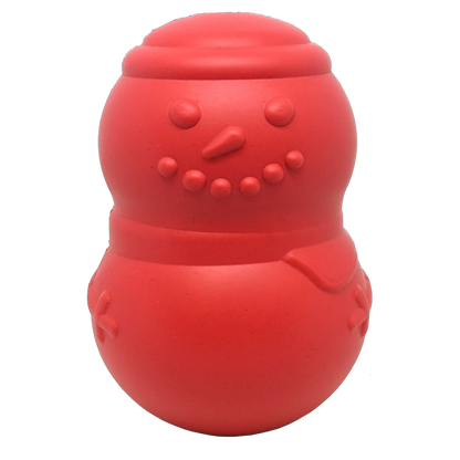 Snowman Dog Toy - Winter Chew Toy for Large Dogs
