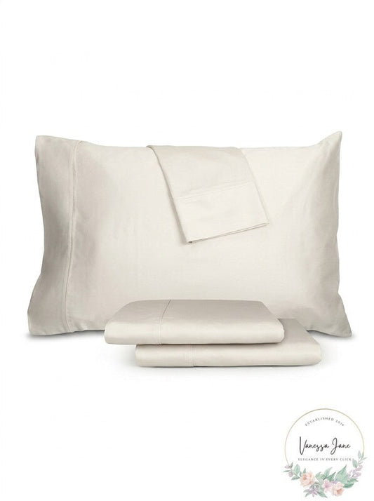 Austin Home Emerson 950 Thread Count Sheet Set Ivory