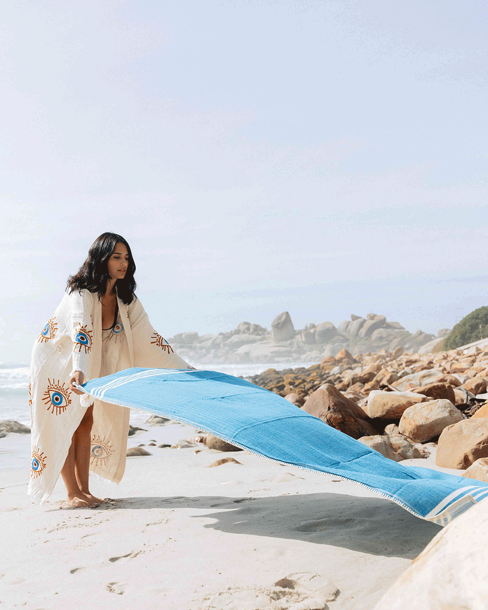 Fringe-Free Farmhouse Turkish Towel