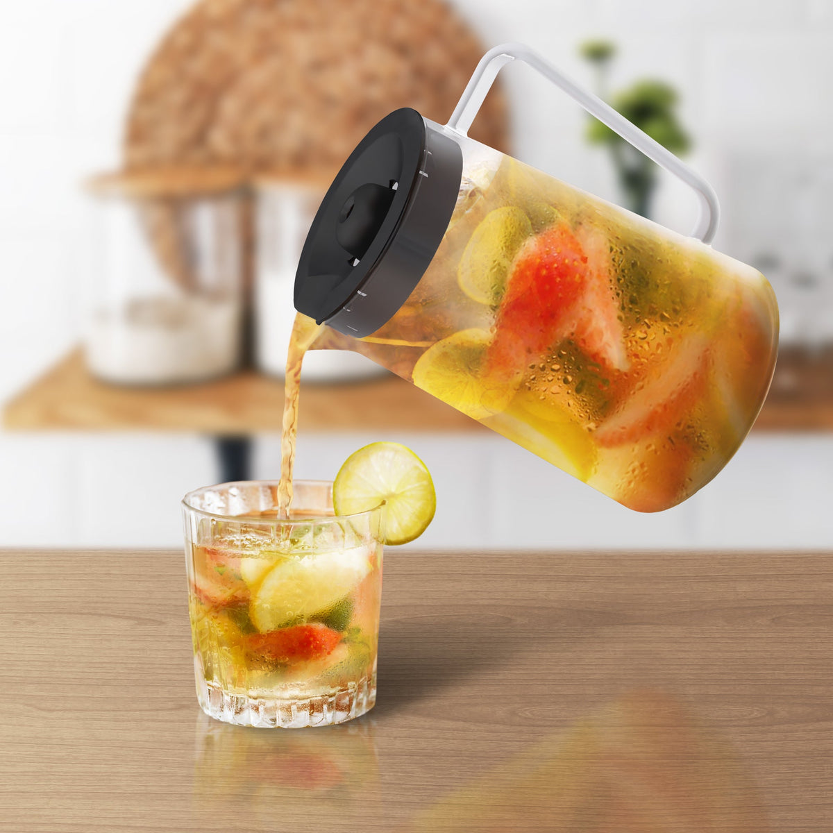 Wirsh Iced Coffee & Tea Maker, 85-Oz Pitcher