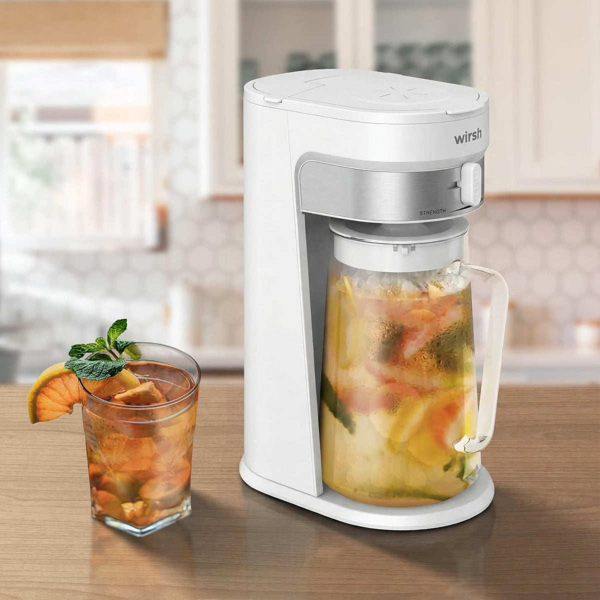 Wirsh Iced Coffee & Tea Maker, 85-Oz Pitcher